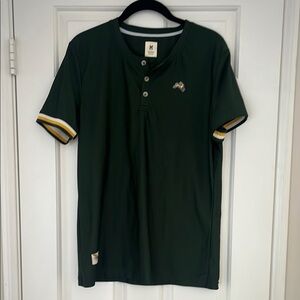 Men’s Tracksmith Green Mesh Tee size M